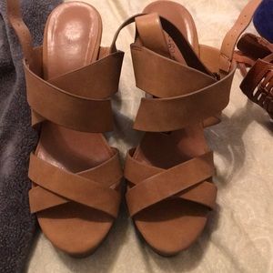 Tan wedges